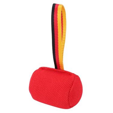 Imagem de Zerodis Brinquedo de Rebocador para Treinamento de Cães, Corda à Prova de Brinquedo Interativo para Brincar de Rebocador, Almofada para Mordida de Cachorro Com Alça Antiderrapante para Cães Médios e