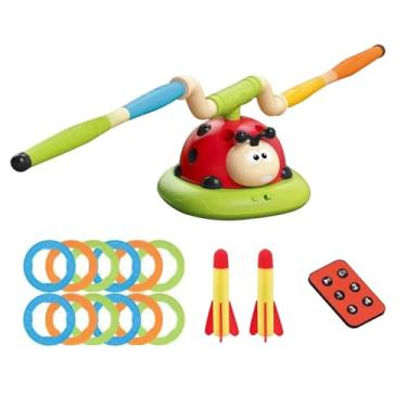 Imagem de Brinquedos de salto musical, joaninho de joaninho de pular brinquedo - Ladybug Rocket Launchers Toy,Jogos de jardim de criança com controle remoto para casa, ao ar livre, quintal, pátio