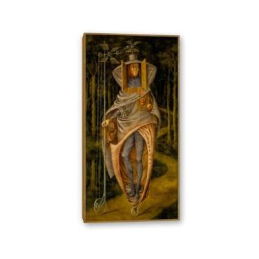 Imagem de Muro888 Remedios Varo Paintings Vagabond Remedios Varo Pôster de parede Surrealismo Arte em tela para sala de estar escritório decoração de parede presente pronto para pendurar 100 x 50 cm (40 x 20