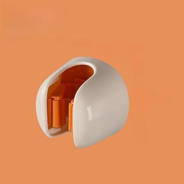 Imagem de Suporte de vassoura de parede – Organizador de esfregão doméstico para cozinha, banheiro, lavanderia (laranja)