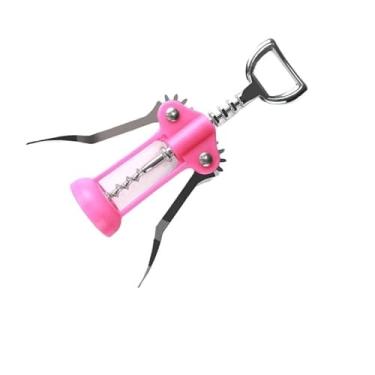 Imagem de Abridor de garrafa portátil de aço inoxidável, abridor de garrafa em espiral, abridor de rolha de vinho, utensílio de cozinha multifuncional, 1 peça (tipo s)