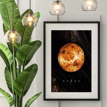 Imagem de Quadro Planeta Vênus - 60X48Cm