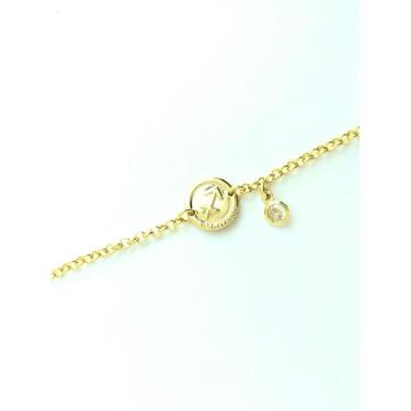 Imagem de Pulseira Belca Signo Sagitário Com Pingente,No Banho De Ouro