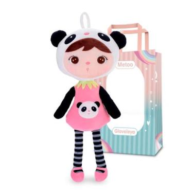Imagem de Boneca Metoo Doll Original Keppel Jimbão Clássica Panda 45cm com Sacol