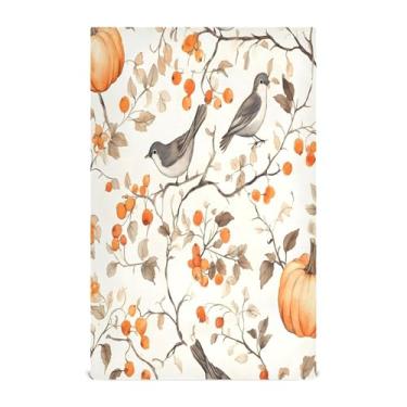 Imagem de xigua Conjunto de 1 panos de prato de cozinha de abóbora em aquarela, macios e altamente absorventes de secagem rápida para limpeza de pratos e limpeza à mão, 71 x 45 cm