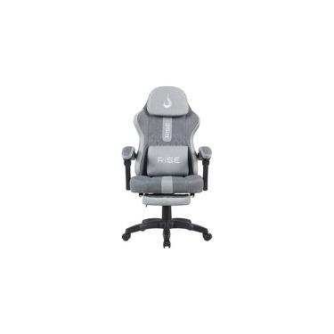 Imagem de Cadeira Gamer Rise Mode Z11, Ângulo Ajustável, Tecido, Cinza - RM-CG-Z11-GG