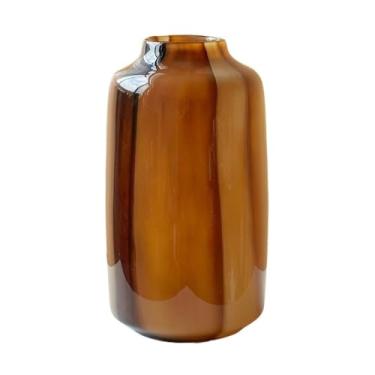 Imagem de Vaso de vidro vintage arranjo flores hidropônico ornamento decorativo para sala estar mesa jantar hall entrada Decoração de casa(Grande)