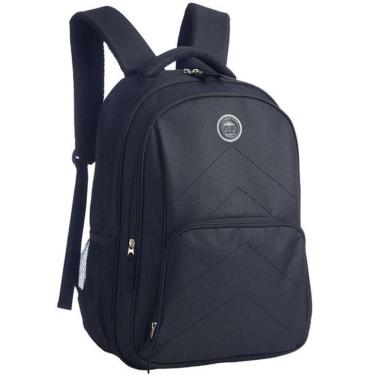 Imagem de Mochila Reforçada 43cm Masculina Preta Clio MB23092