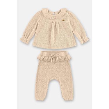 Imagem de Conjunto com Blusa e Calça para Bebê Menina Up Baby-Feminino