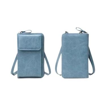 Imagem de Bolsa Transversal Retro Feminina Em Couro PU, Bolsa De Ombro Para Celu