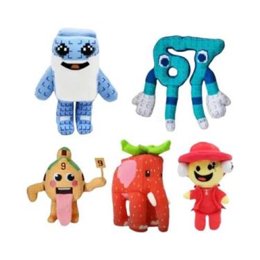 Imagem de Pelúcia De Elefante Morango Fofo Sammy Jandel No 9, Boneco De Pelúcia 