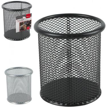 Imagem de Cesto Telado Organizador Porta Caneta Aramado Redondo 10 cm