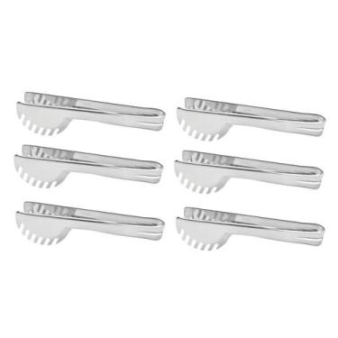 Imagem de Kit 6 Pegador De Massa Macarrão Inox Restaurante Tramontina - Tramonti