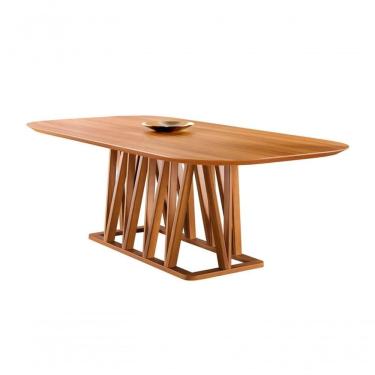 Imagem de Mesa De Jantar Moderna Madeira Maciça 2,0x1,0m Granada