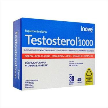 Imagem de Suplemento Testosterol 1000 Polivitaminico Multivitaminico Energia 30 