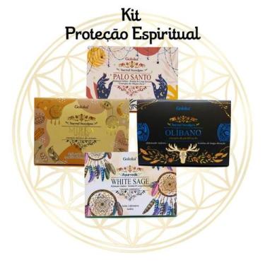 Imagem de KIT Com 4 CXs Defumadores Hindu Goloka, KIT PROTEÇÃO ESPIRITUAL
