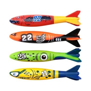 Imagem de Conjunto De Brinquedos De Mergulho Para Piscina Infantil: Torpedo, Pei