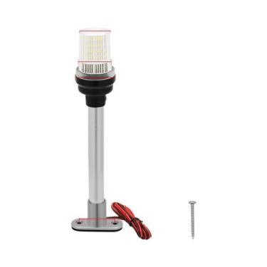 Imagem de Luz De Navegação LED Dobrável De 12 Polegadas 12V Redonda Para Barco, 