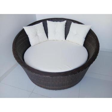 Imagem de Poltrona Chaise Alumínio e Fibra Área Externa Interna Jardim - varanda