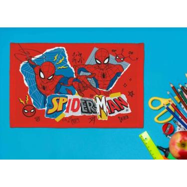 Imagem de Toalha de Lancheira 28cm X 40cm Cor:Vermelho Spider Man 02Nome do Dese