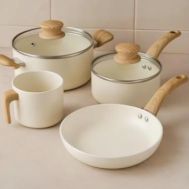 Imagem de Jogo Panelas Com Revestimento Cerâmico De Alumínio 4 Peças - thika, Va