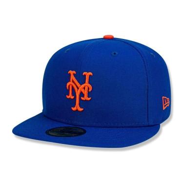 Imagem de Boné New Era MLB New York Mets 59FIFTY Aba Reta Fitted-Masculino