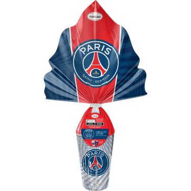 Imagem de Ovo de Páscoa Marilan Infantil PSG Chocolate ao Leite 120g com 1 com Copo de Alumínio que Muda de Cor com Líquido Gelado