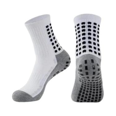 Imagem de Meias Esportivas Antiderrapantes Masculinas Para Futebol E Basquete, C