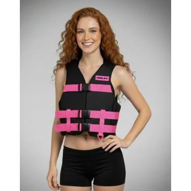 Imagem de Colete Flutuador Simetria Spectrum, Rosa, EG (Até 130Kg)
