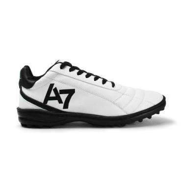 Imagem de Chuteira Society Pro Impact Gramado Sintético Futebol Branco tamanho:3