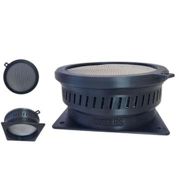 Imagem de Filtro Carvão Ativado P/ Fan 120mm Gardenleds Odor Grow Cultivo Indoor