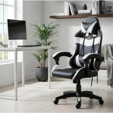 Imagem de Cadeira Gamer Preta E Branca
