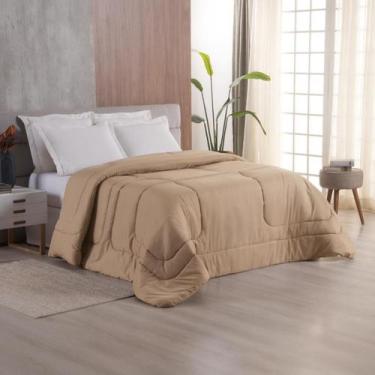 Imagem de Edredom solteiro casal padrao queen King Micropercal 400 Fios Malha - 
