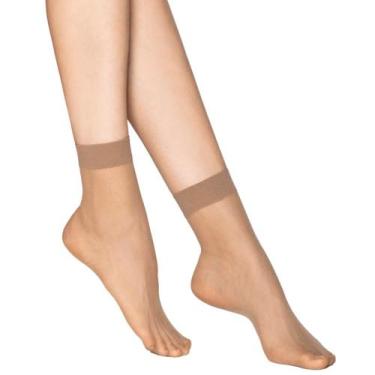 Imagem de Meia lupo fio 20 curta feminino ref:lup05530 - LOBA, Natural, UN
