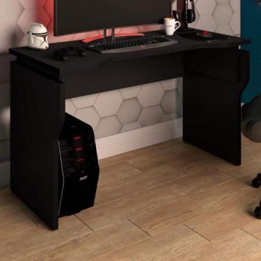 Imagem de Mesa Gamer 2.0 Ideal para 2 Monitores Preto - Artany - Artany Móveis, 