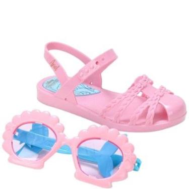 Imagem de Sandália Infantil Menina Grendene Kids Disney Princesas Fun Com Óculos 22486-Feminino
