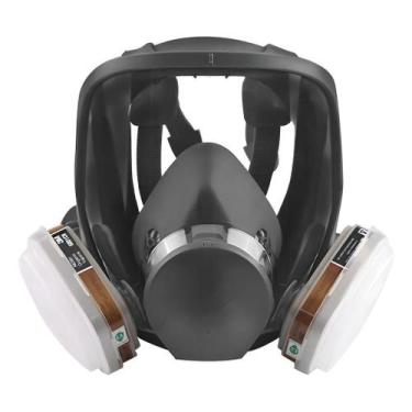 Imagem de Máscara Gás +10 Filtros 6800 Proteção Vapor Tinta Pulveriz U - Pool, P