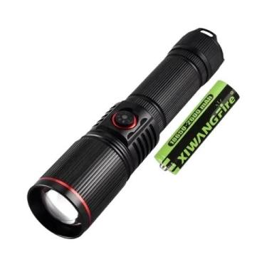 Imagem de Lanterna LED Recarregável USB De Alta Potência 30W Com Zoom Para Acamp