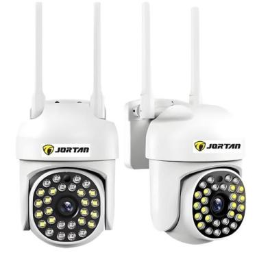 Imagem de Câmera de Segurança Externa WiFi 4x Zoom Rotativa, Prova Dágua, Visão 