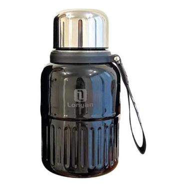 Imagem de Garrafa Térmica 600ml Aço Inox Quente E Frio Viagem Academia - LONYAN,