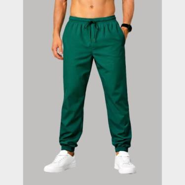 Imagem de Calça Masculina Tactel Esportiva com Bolsos  Leve, Confortável - PACO 