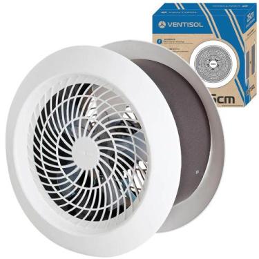 Imagem de Ventilador Ventisol Exaustor Residencial Axial Premium 25cm Baixo Cons