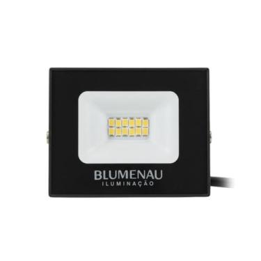 Imagem de Refletor Led Play 10W 6500K Preto Bivolt Blumenau - Blumenau Lustres