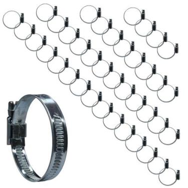 Imagem de KIT 40 Abraçadeira 32X44mm rosca mangueira ar condicionado - Lumaflex