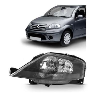 Imagem de Farol c3 m/negra 2003/12 le - Citroen