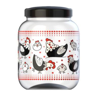 Imagem de Pote Porta Mantimentos Plástico Decorado Modelos Diversos BPA FREE - -