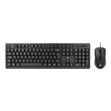 Imagem de Kit Teclado e Mouse Office Rise Mode OF 01 USB 1000DPI ABNT2 RMTM01FB