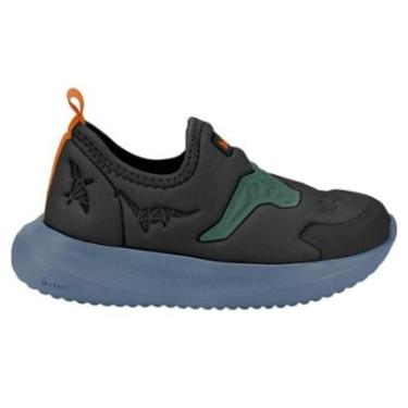Imagem de Tênis Infantil Meninos Bibi Flash Dino Preto - 1232-Masculino