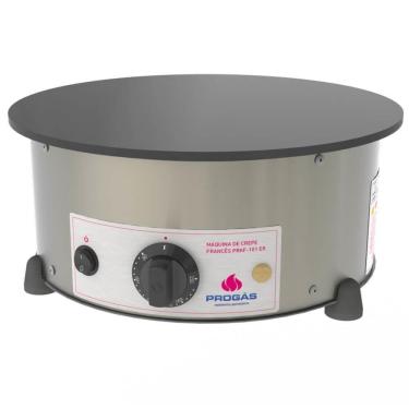 Imagem de Chapa Para Crepe Francês Redonda Progás Elétrica 220V Com Termostato Prkf-101 Er - P37612