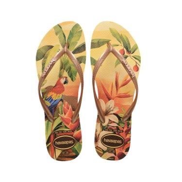Imagem de Chinelo Feminino Havaianas Tropical Slim Amarelo - 4122-Feminino